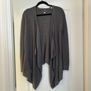 Pink Rose Grey Cardigan